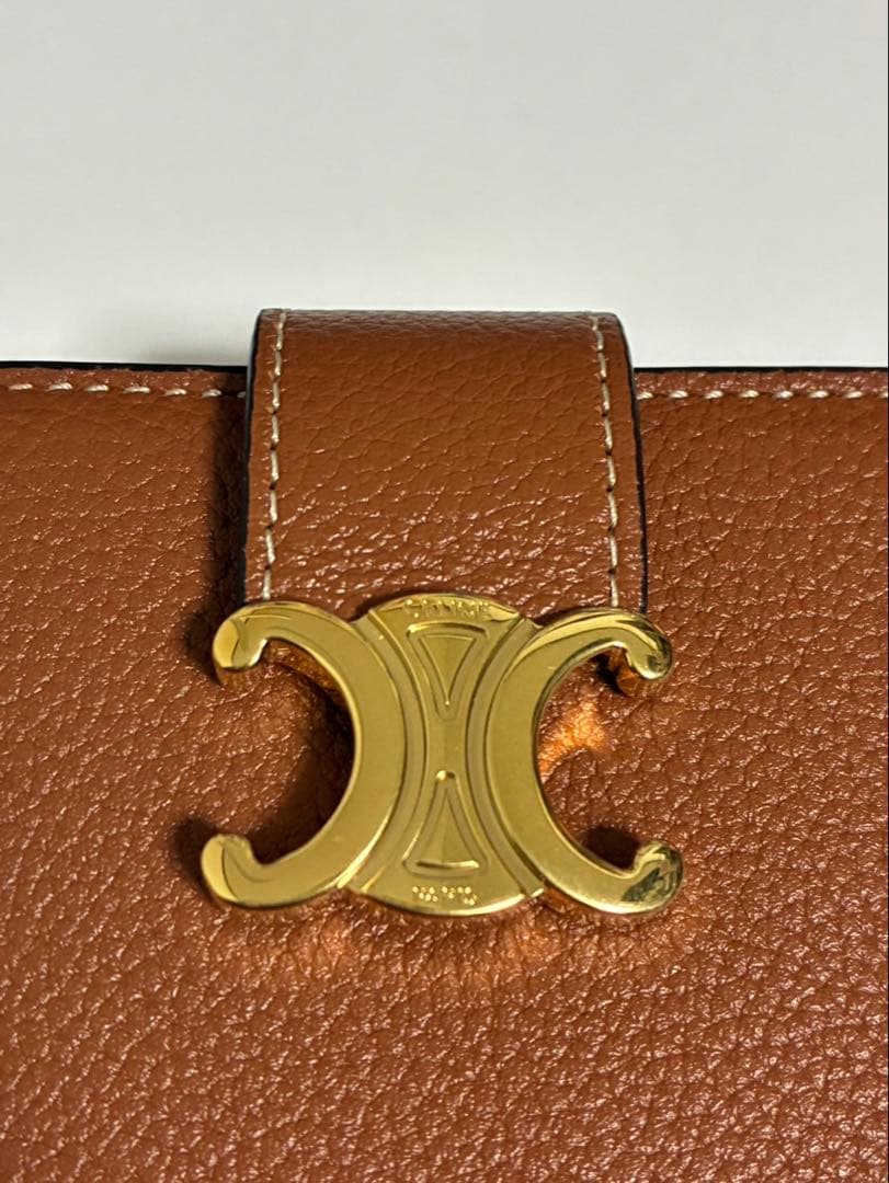 CELINE ファイン ストラップウォレット ニノ サプルグレインドカーフスキン