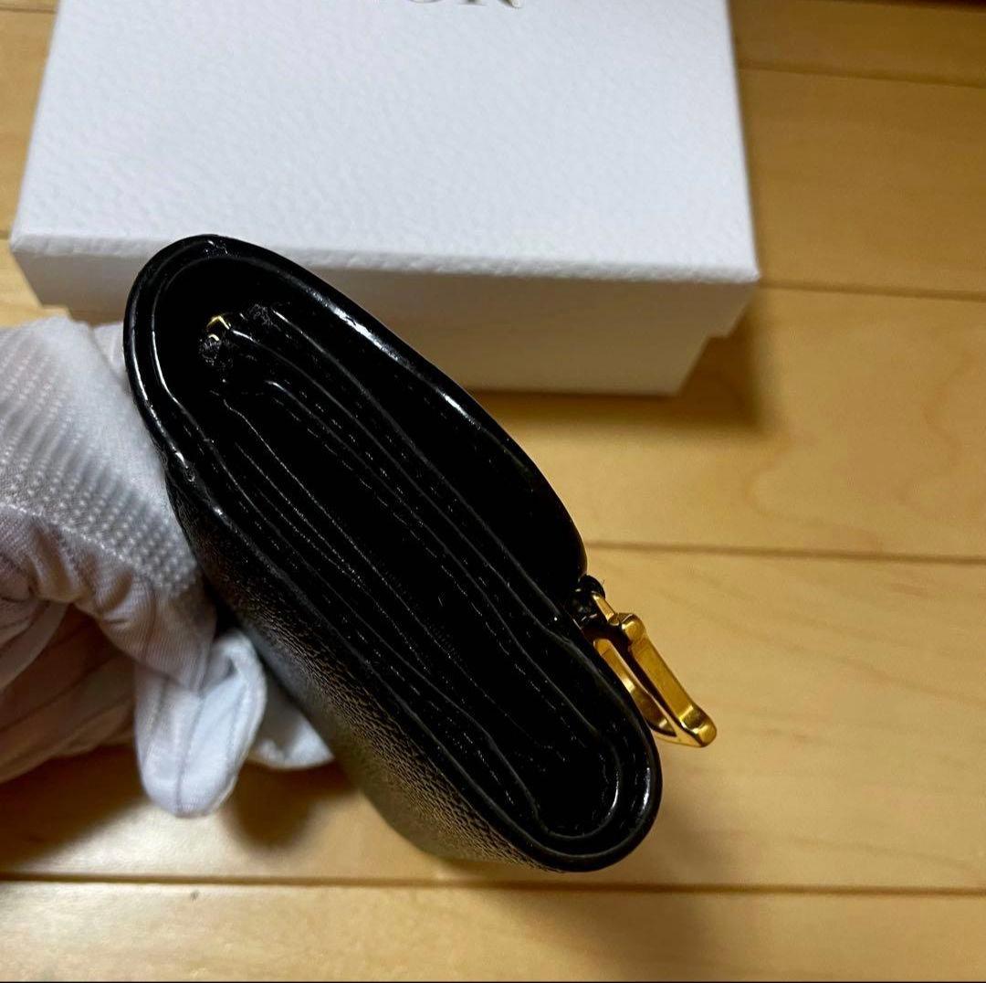 Dior ブラック 二つ折り財布