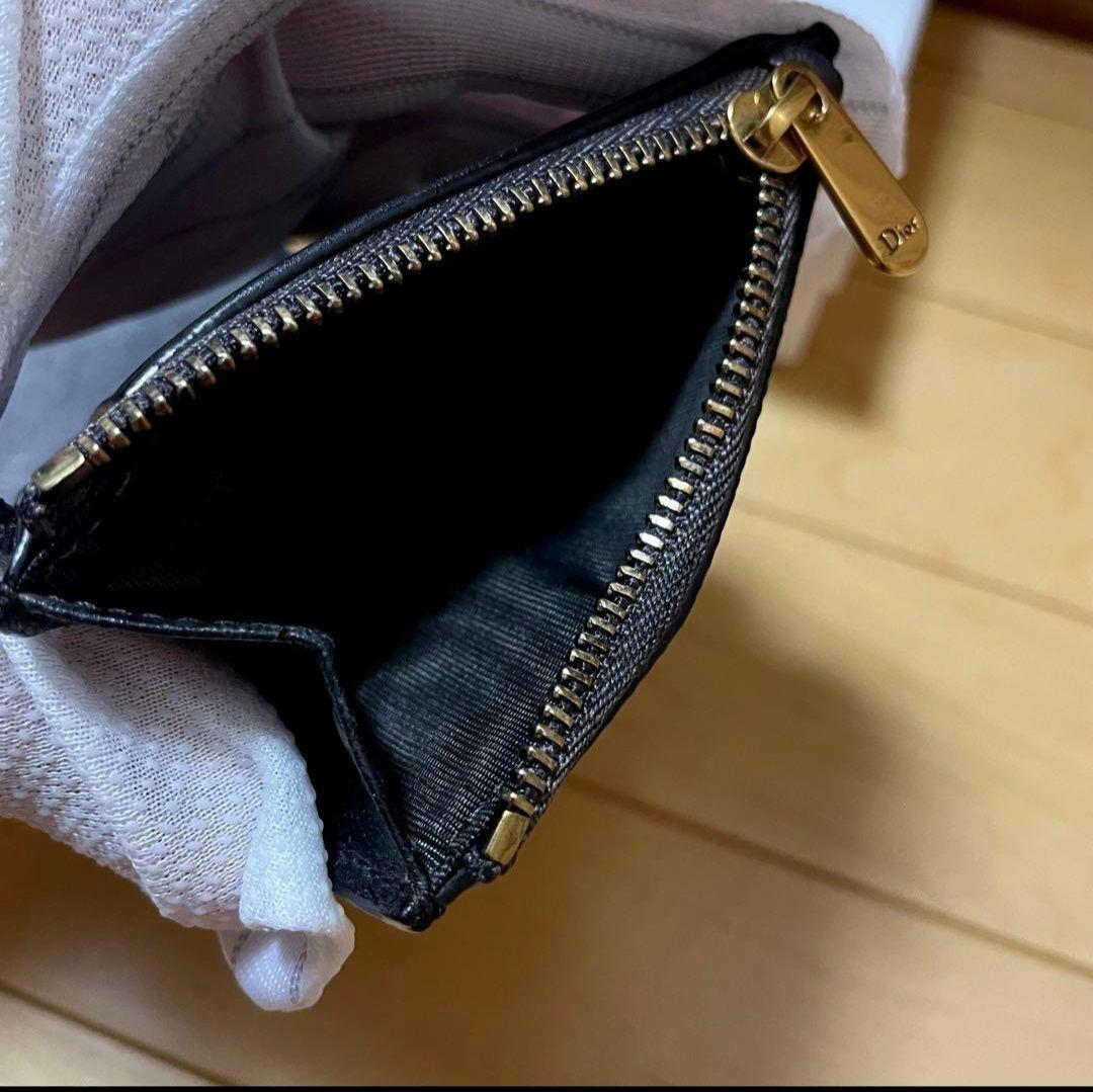 Dior ブラック 二つ折り財布