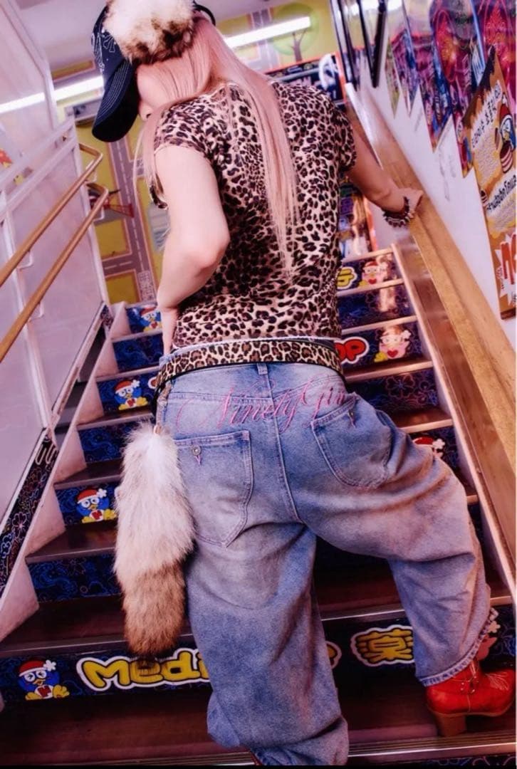 【9090】 新品未使用Ninety LogoBuggyDenim Pants