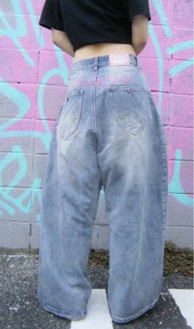 【9090】 新品未使用Ninety LogoBuggyDenim Pants
