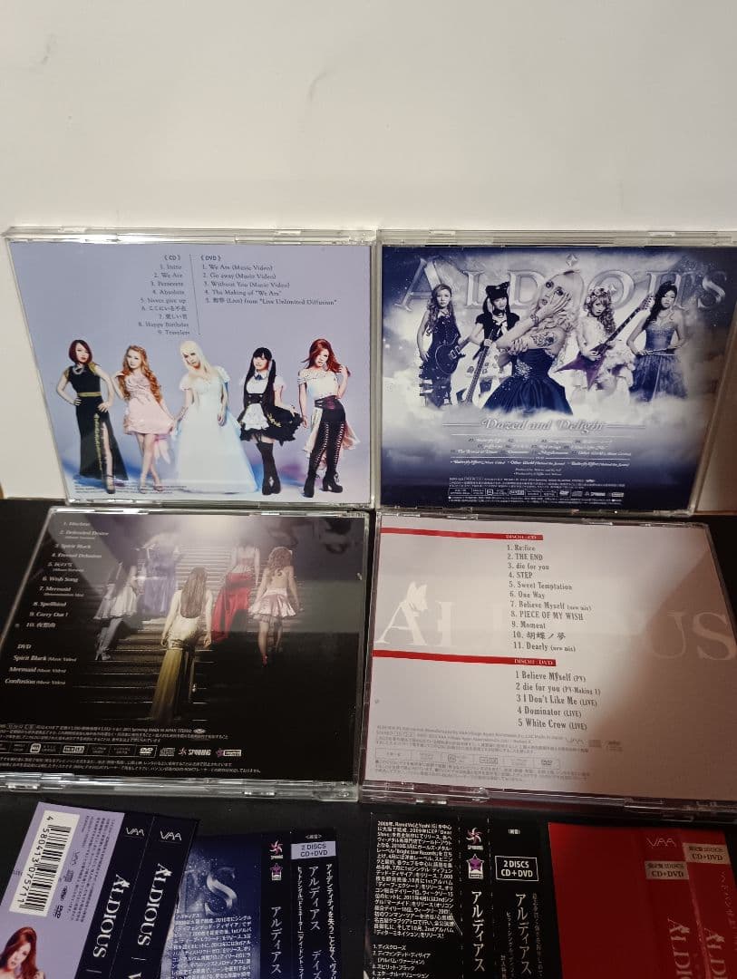 限定盤　８枚　CD＋DVD 帯付き ALDIOUS　アルディアス　ジャパメタ