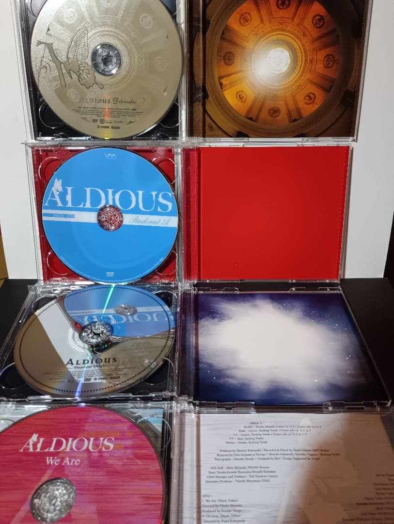 限定盤　８枚　CD＋DVD 帯付き ALDIOUS　アルディアス　ジャパメタ