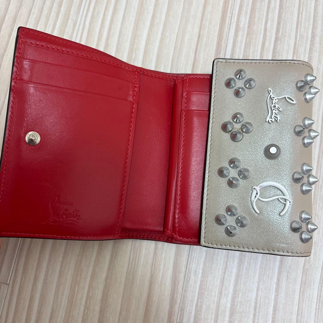 Christian Louboutin スタッズ三つ折り財布