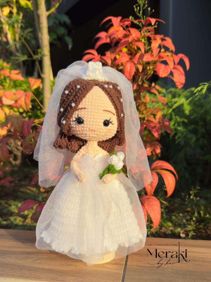 新郎新婦 ウェディングドール　あみぐるみ