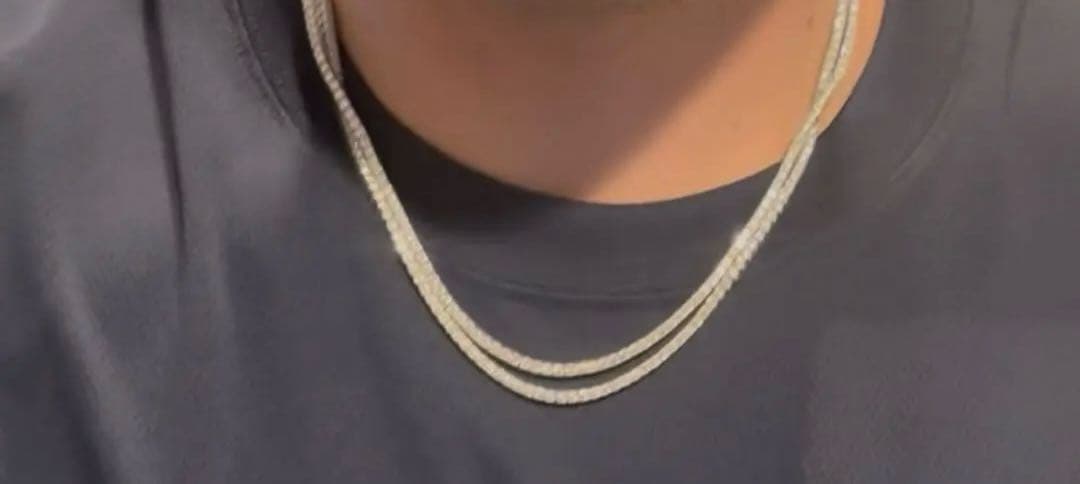 playboicarti vvs1 モアサナイト　ネックレス　2本セット