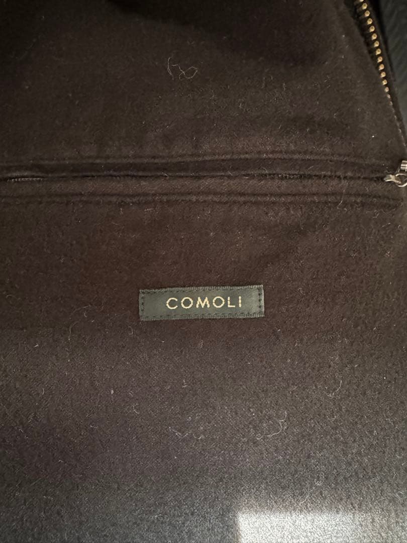 COMOLI モールスキンジップショートジャケット
