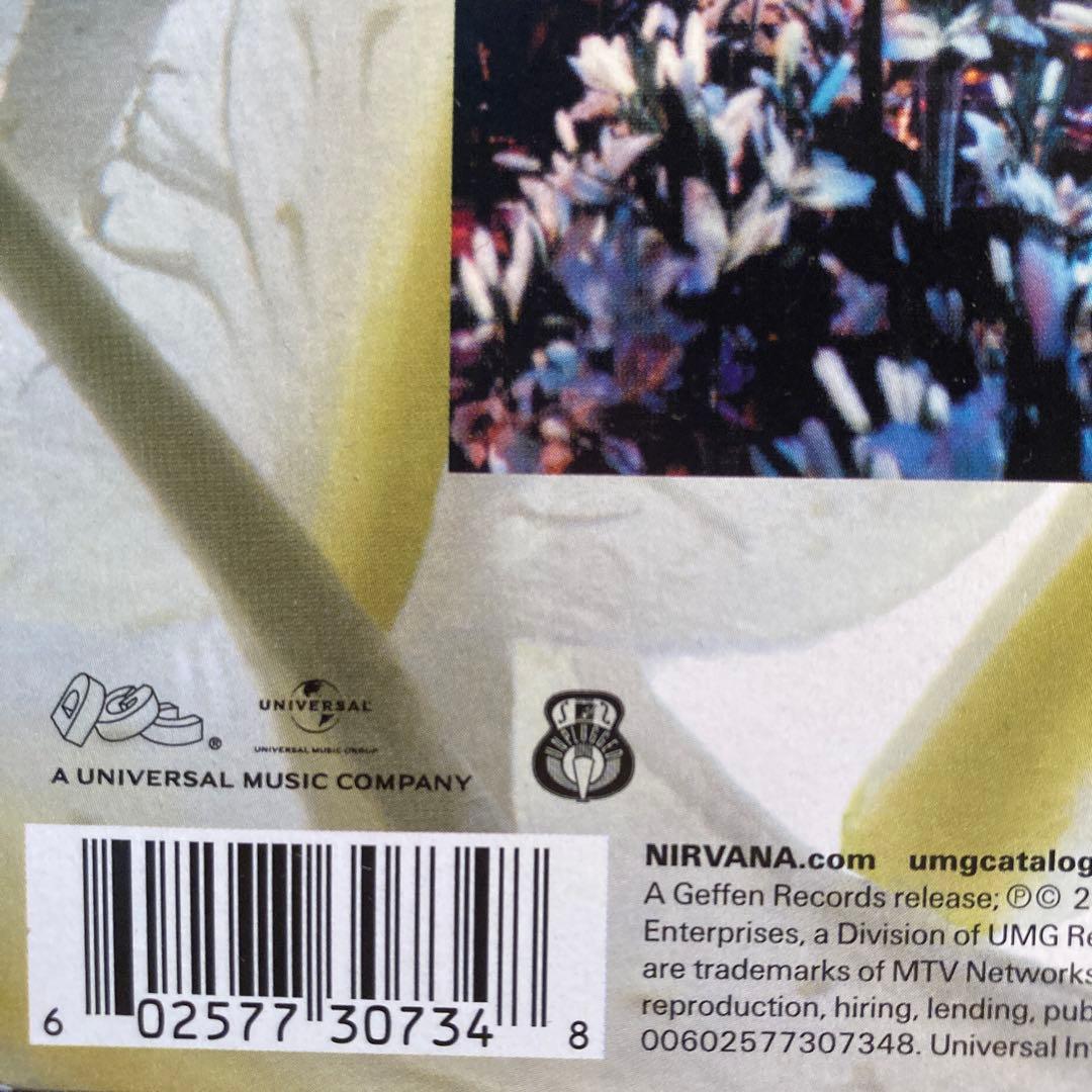 洋楽 Nirvana MTV Unplugged in New York