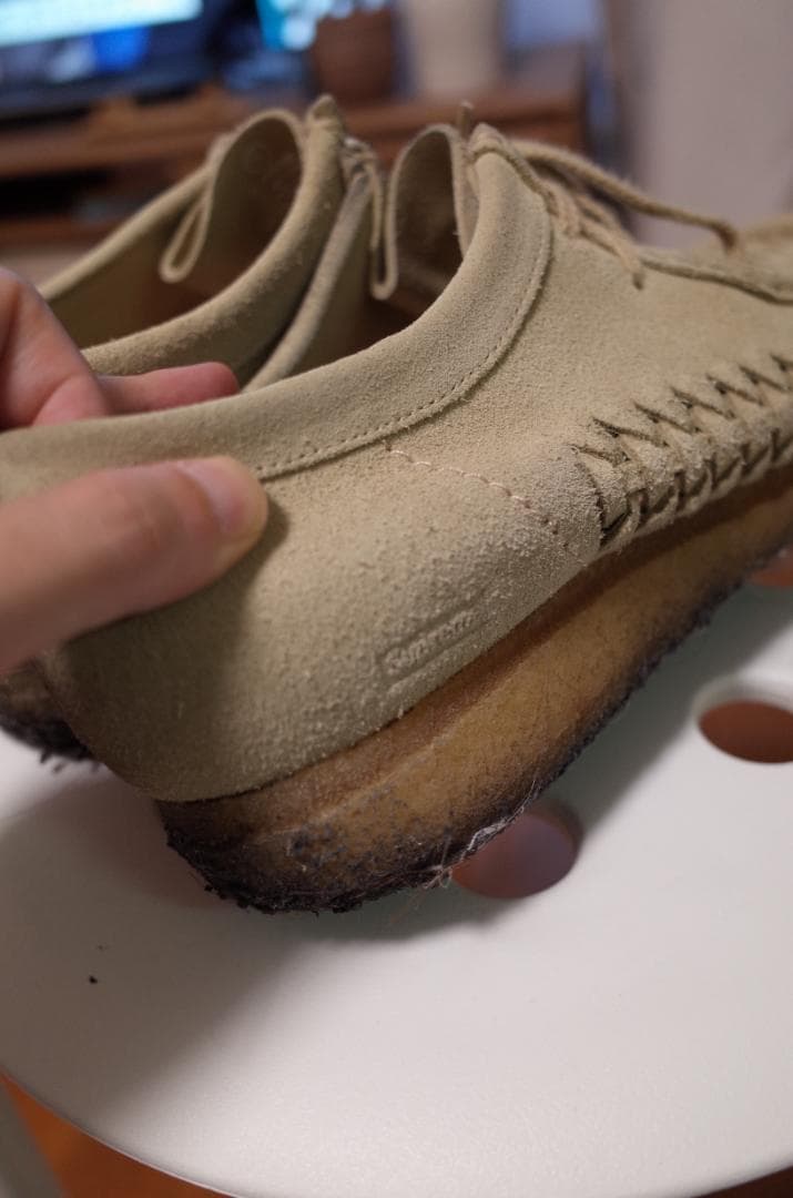 【希少モデル】Supreme×Clarks ワラビー ベージュ US9