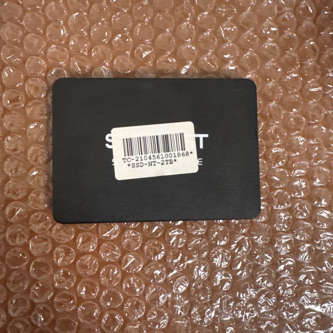 「SSD 2TB 2.5インチ SATA外付けケース付き