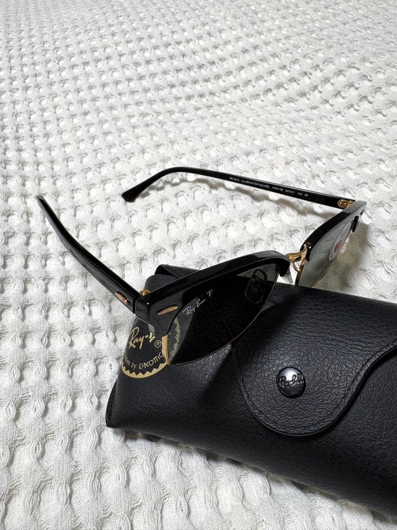 [新品]Ray-Ban ブラック/ゴールド サングラス