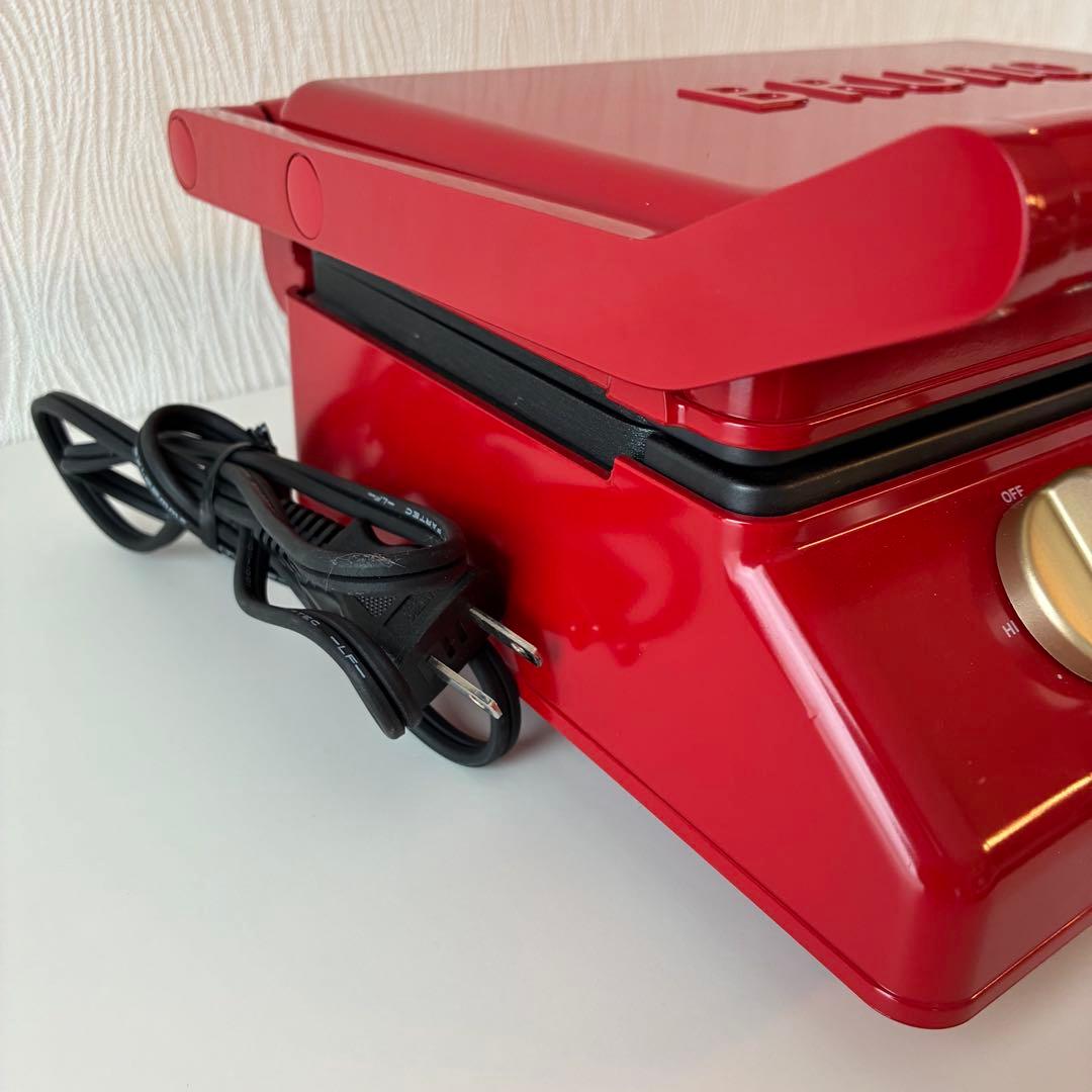 本日限定価格‼️BRUNO グリルサンドメーカー ダブル レッド 箱なし
