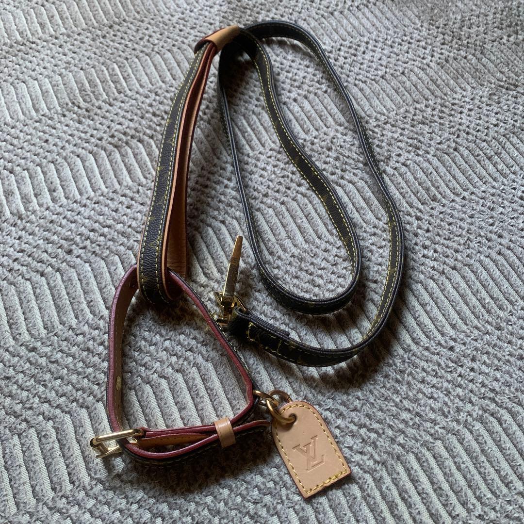 ルイヴィトン　首輪とリードのセット