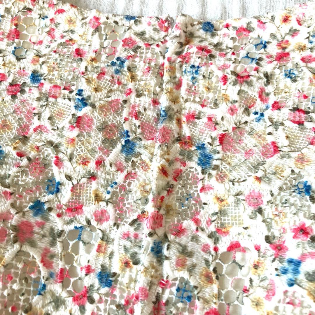 GRACE CONTINENTAL 花柄 総レース ワンピース タイト 38