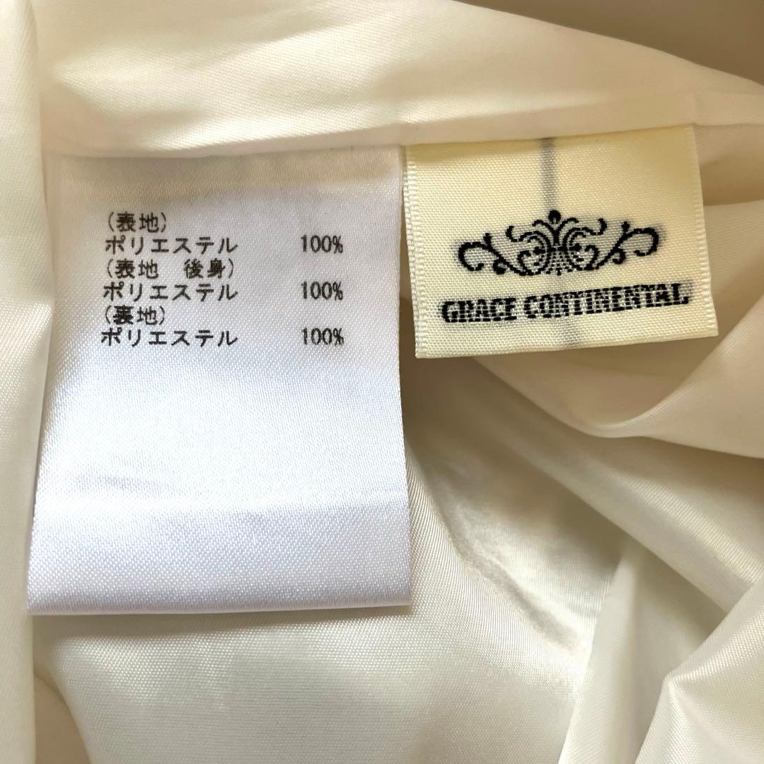GRACE CONTINENTAL 花柄 総レース ワンピース タイト 38