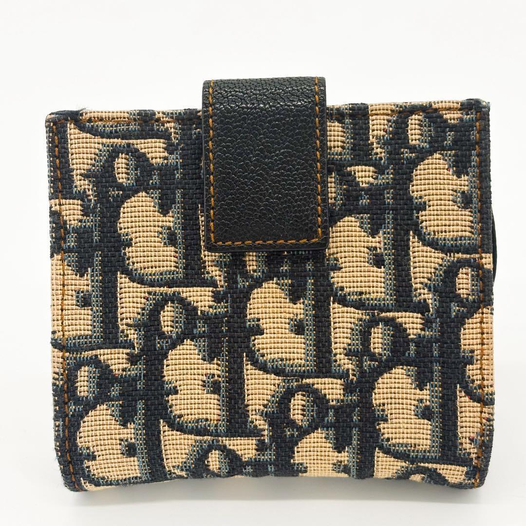 ♡美品♡ クリスチャンディオール 財布 トロッター サドル 二つ折り