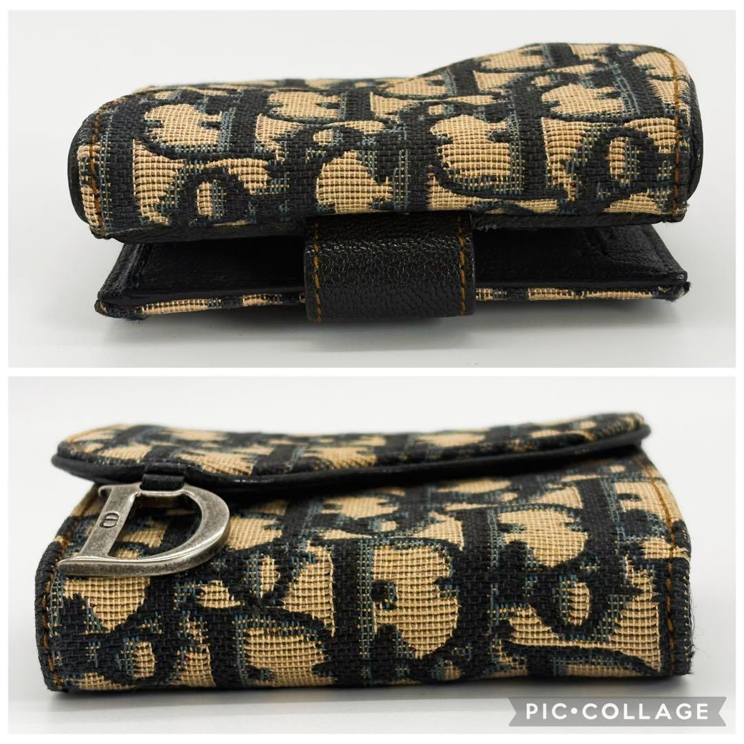 ♡美品♡ クリスチャンディオール 財布 トロッター サドル 二つ折り