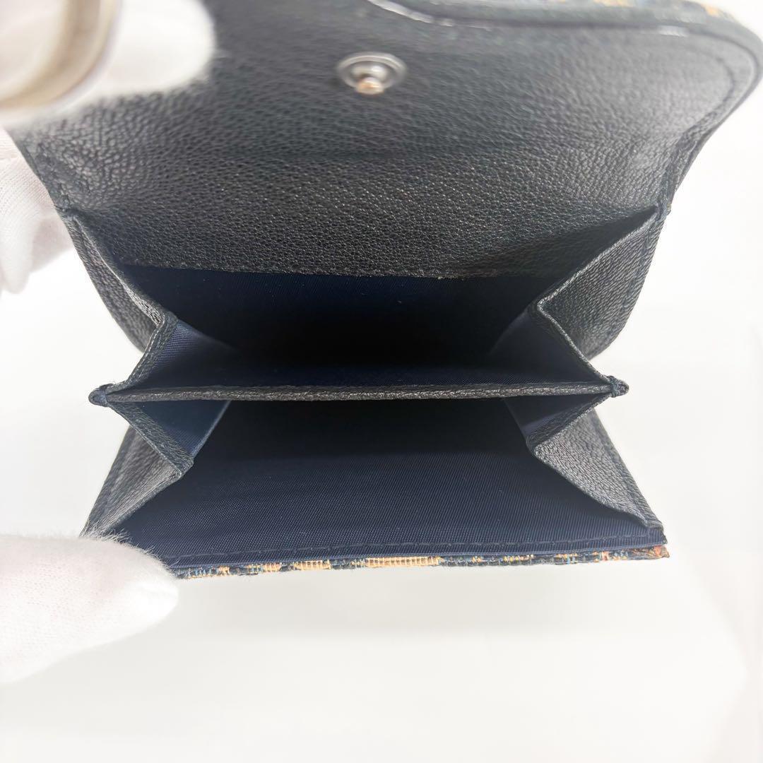 ♡美品♡ クリスチャンディオール 財布 トロッター サドル 二つ折り