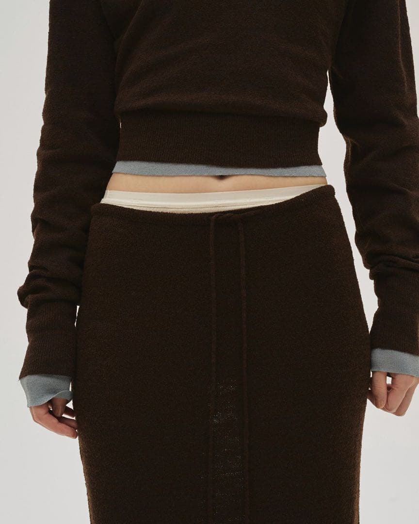 スカート Miniboucle Knit Skirt