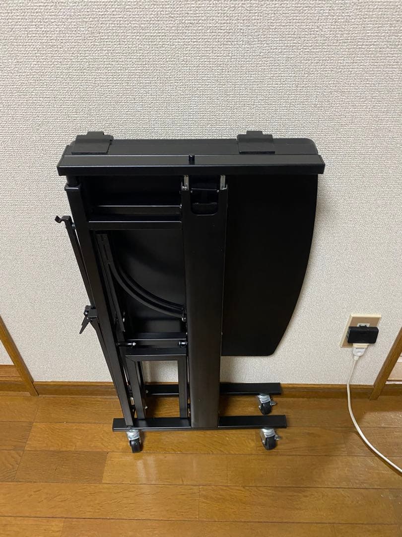 スタンディングデスク 昇降デスク 折りたたみ　黒 E-WIN 送料無料匿名配送