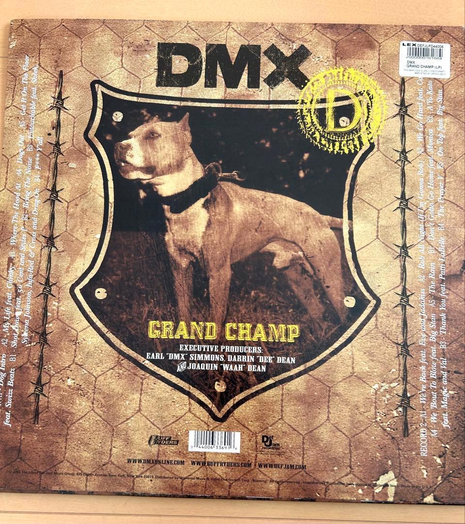 DMX 『GRAND CHAMP』 2LP レコード