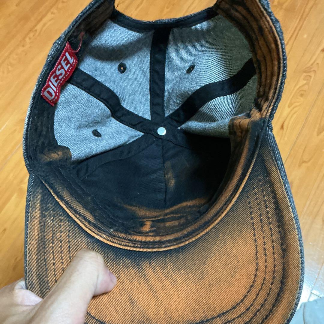 DIESEL デニムキャップ ブラック