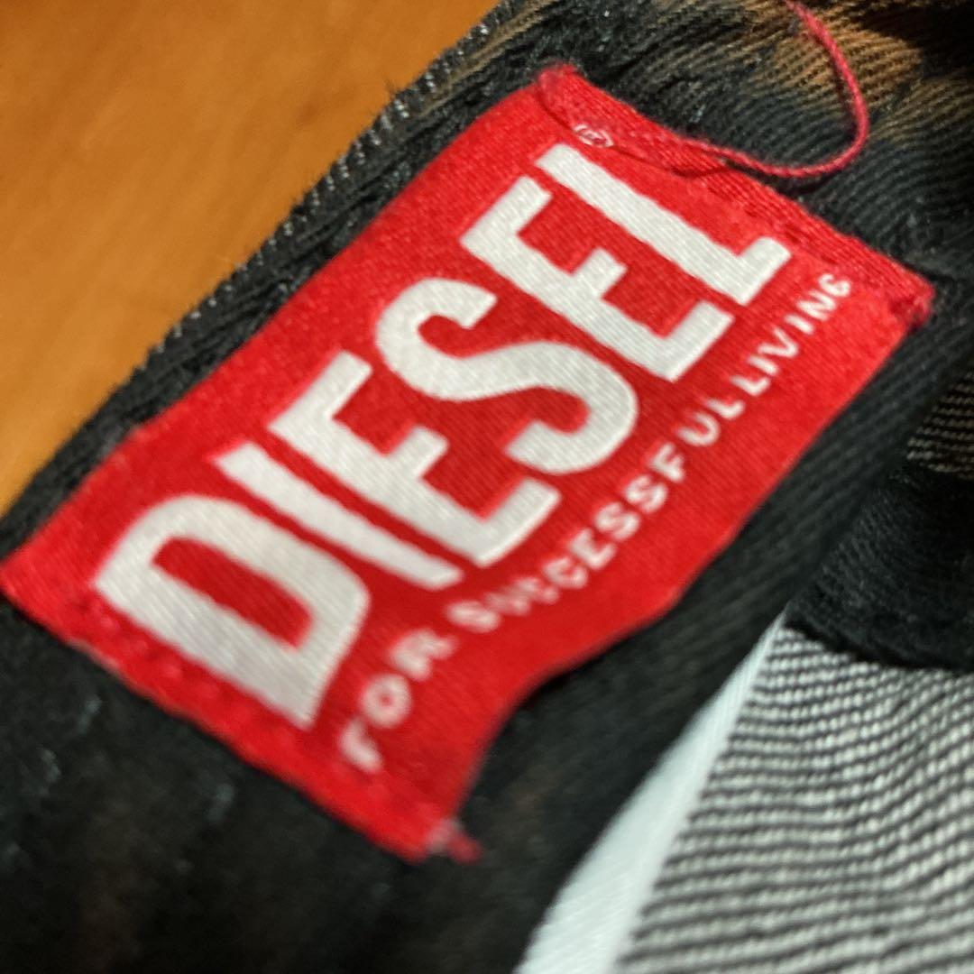 DIESEL デニムキャップ ブラック
