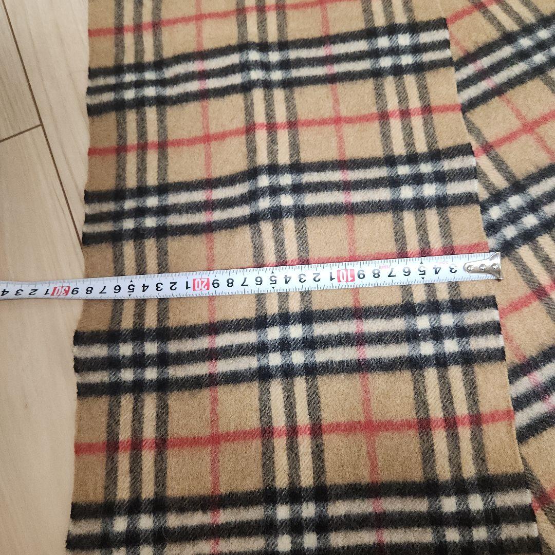 Burberrys London カシミヤ100% チェック柄マフラー