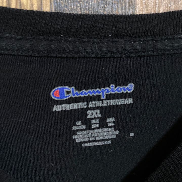 チャンピオン NBA バスケ デニス・ロッドマン Tシャツ USA古着 半袖 黒
