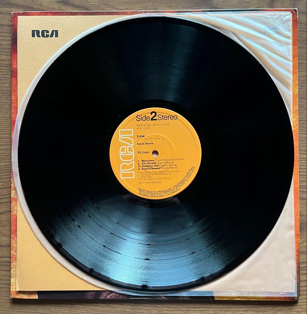 DAVID BOWIE LOW 国内盤　帯なし　 RCA デヴィッドボウイー