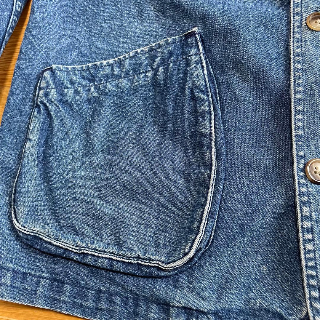 90s LANDS END デニム ハンティングジャケット ビンテージ USA製