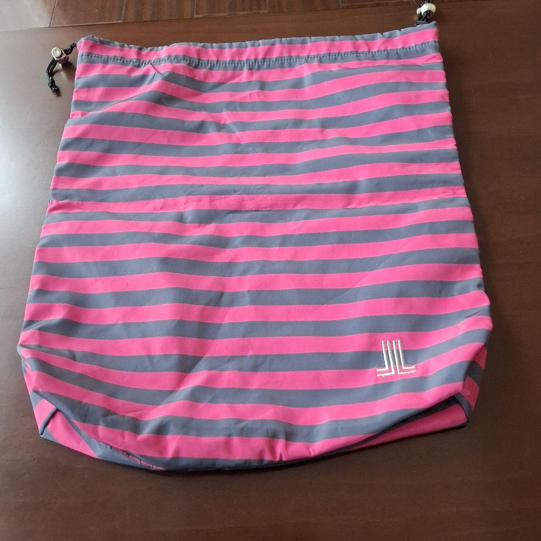 LANVIN SPORT ゴルフ　ボストンバッグ ピンクグレー+シューズ袋