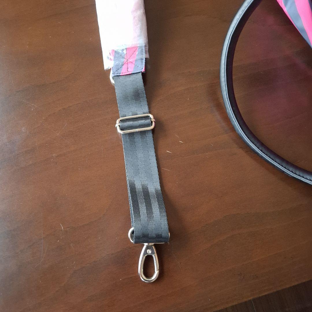 LANVIN SPORT ゴルフ　ボストンバッグ ピンクグレー+シューズ袋