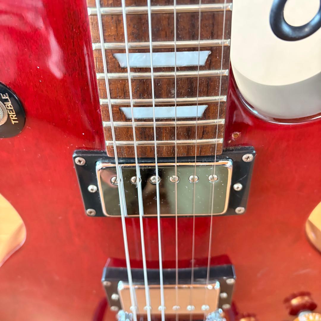 Epiphone レスポール スタジオ 赤　エレキギター