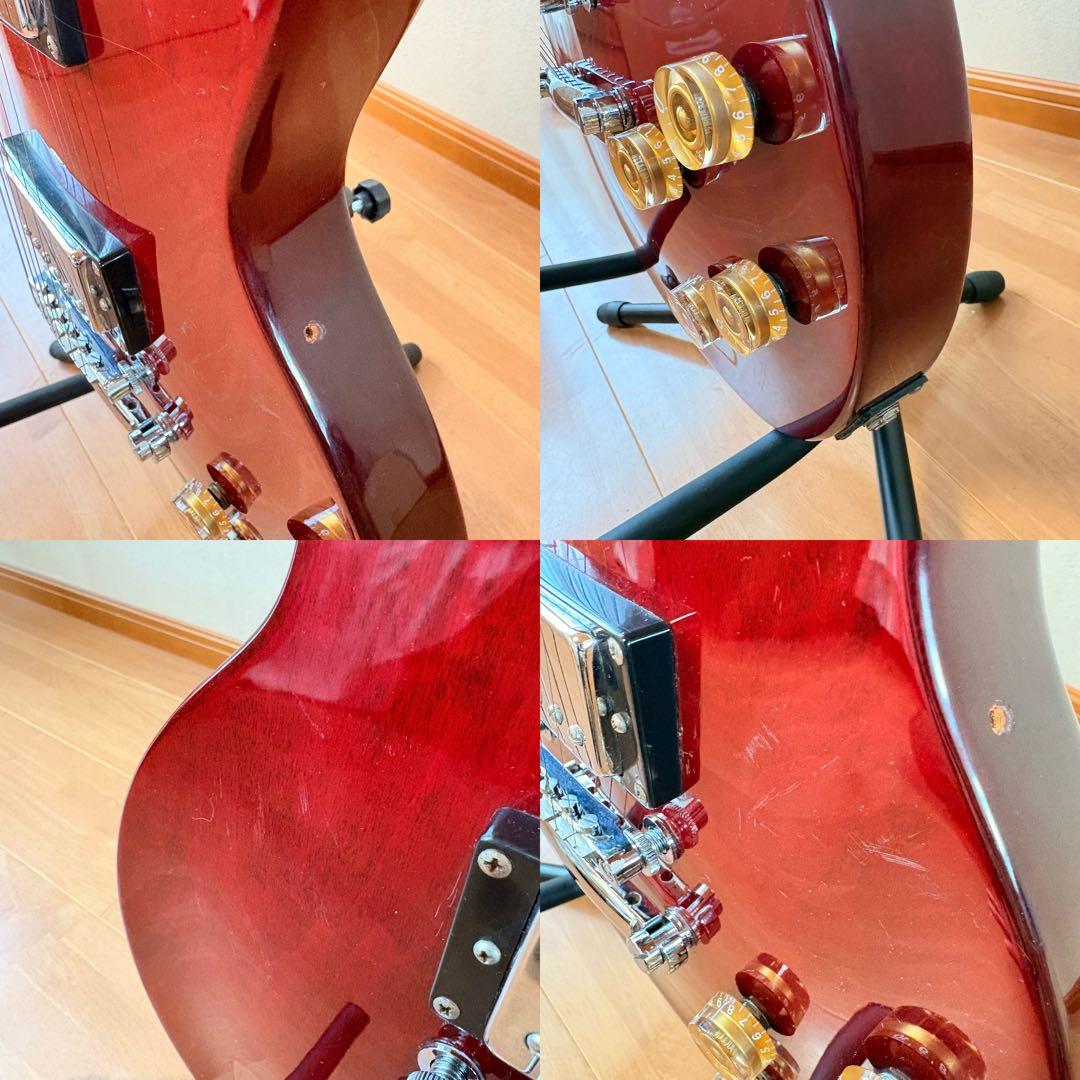 Epiphone レスポール スタジオ 赤　エレキギター