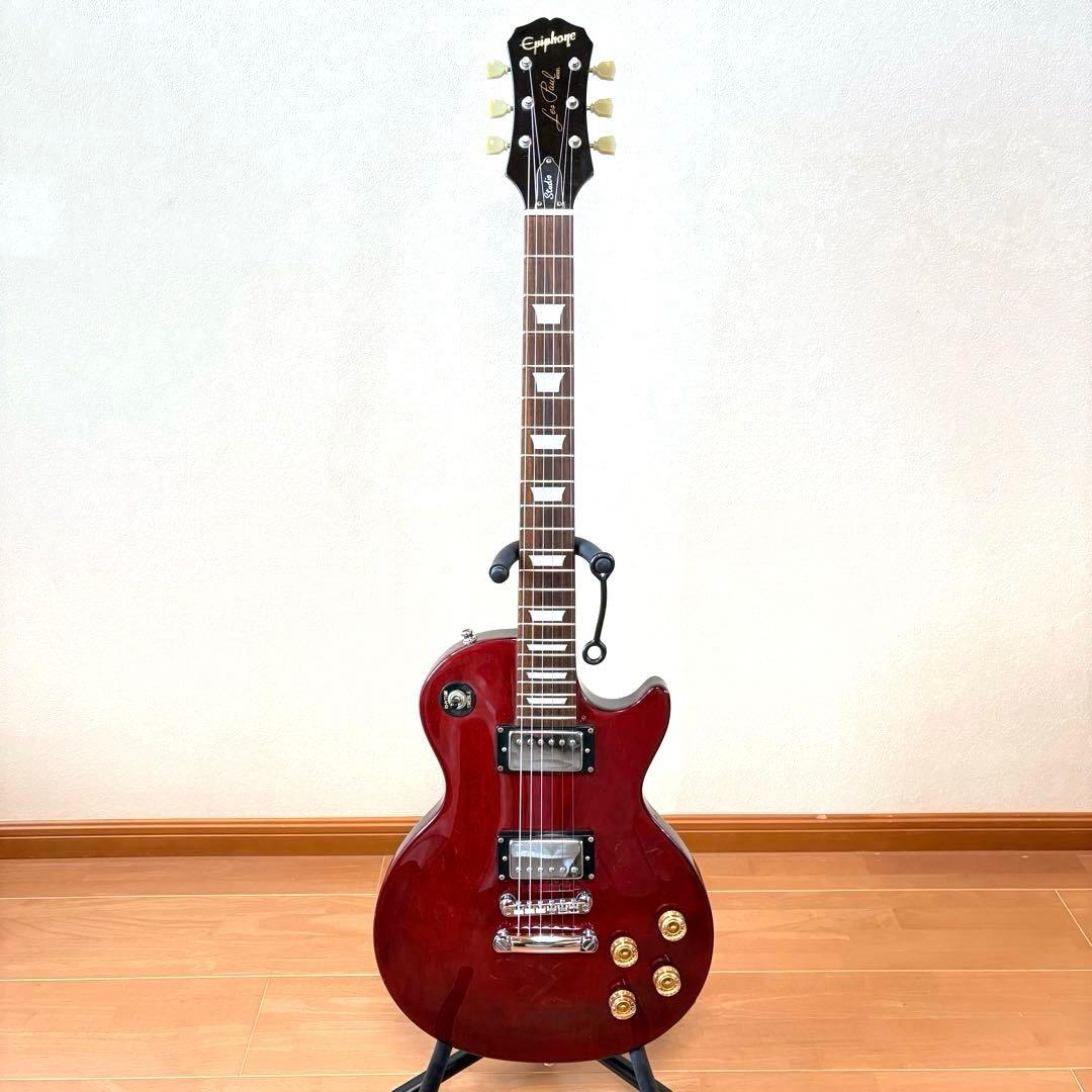 Epiphone レスポール スタジオ 赤　エレキギター