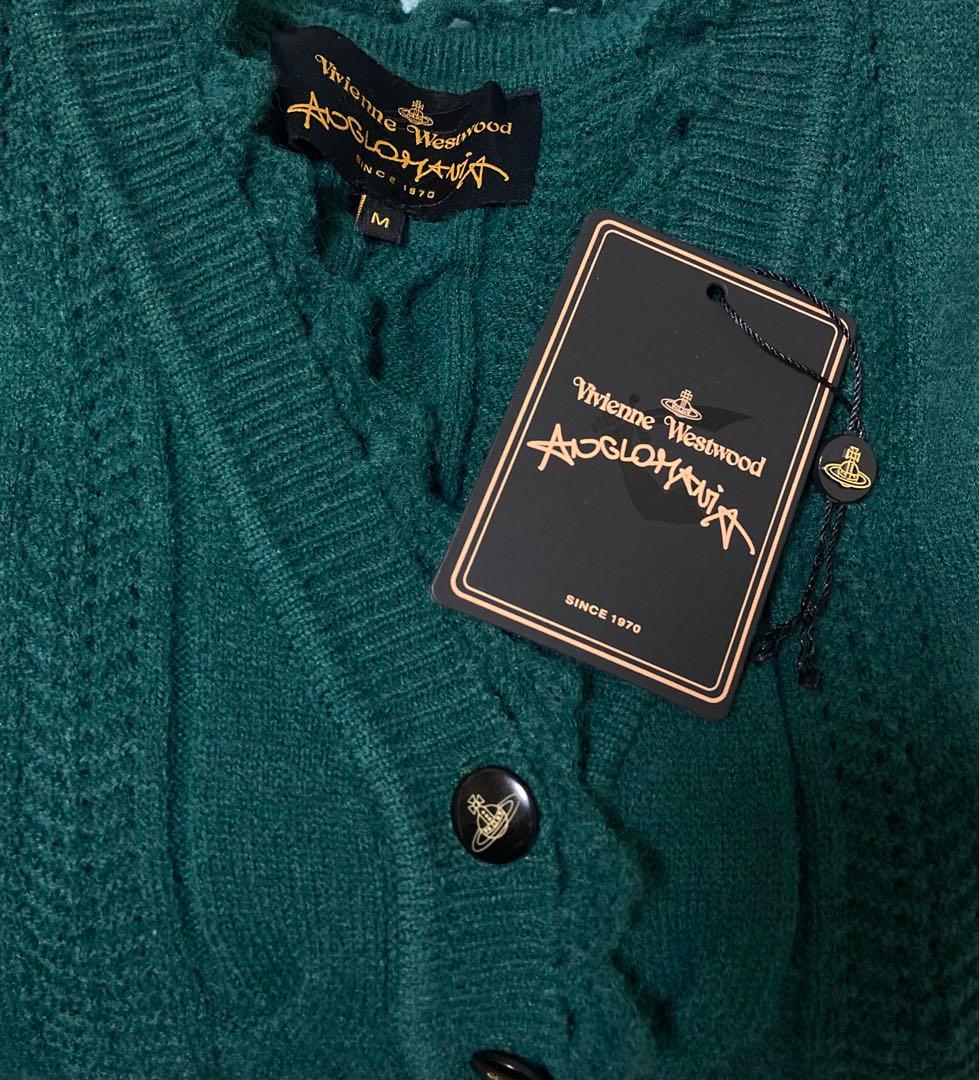 Vivienne Westwood ダークグリーン カーディガン M