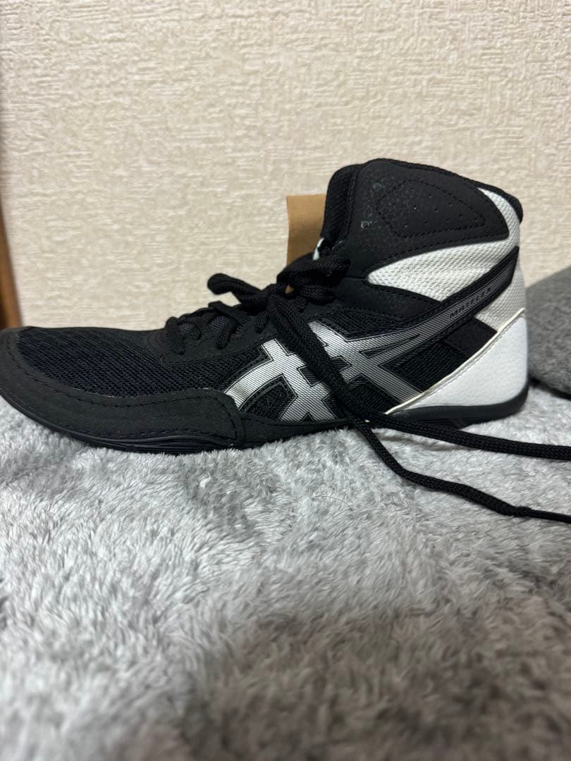 ASICS WRESTLING メンズシューズ ブラック/ホワイト