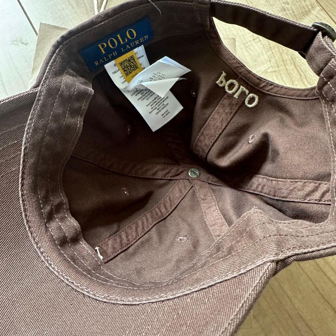 POLO RALPH LAUREN ポロ ラルフローレン ブラウンキャップ　レア