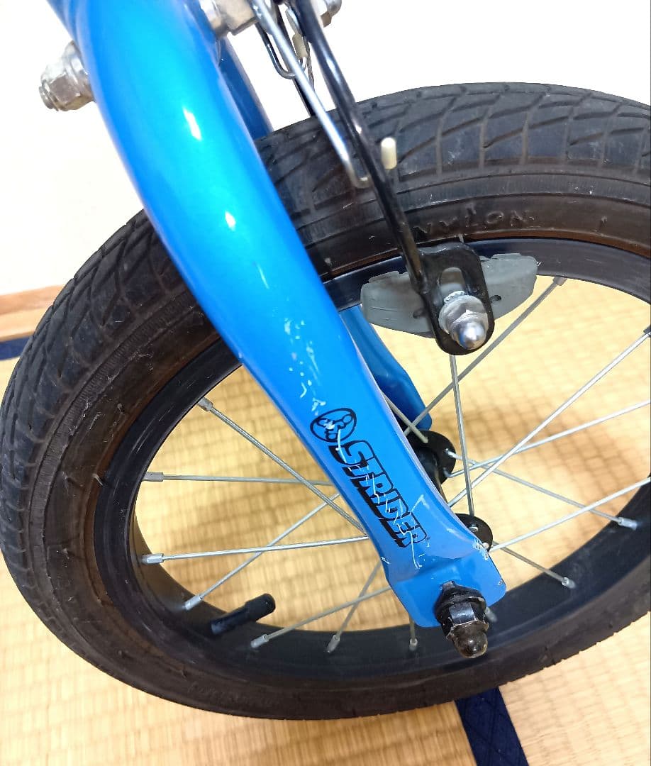 STRIDER 14x ストライダー ブルー スタンド・ペダル付き 中古品
