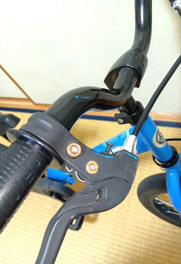 STRIDER 14x ストライダー ブルー スタンド・ペダル付き 中古品