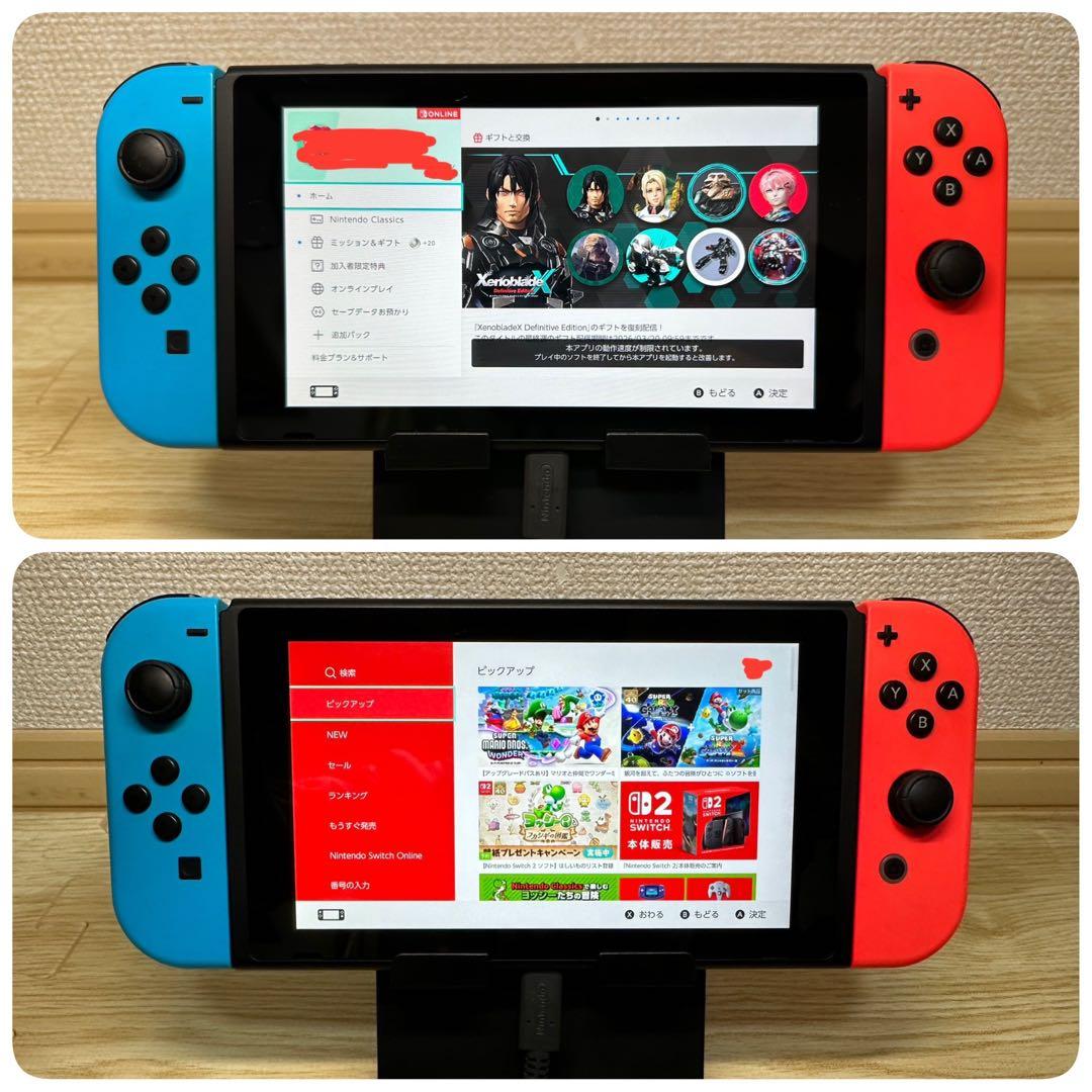 美品 Nintendo Switch HAC-001 純正 完品 動作良好 本体