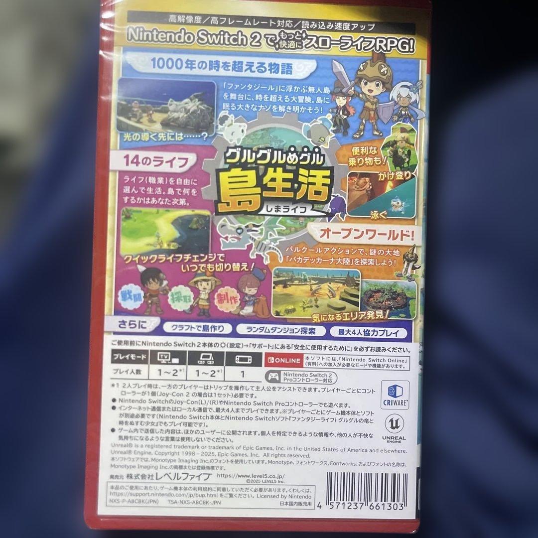 極美品ファンタジーライフi Nintendo Switch 2 Edition