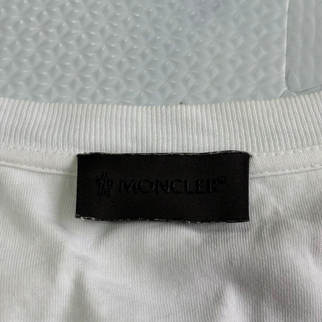 ✨大人気✨ MONCLER（モンクレール）　半袖T 白　XL