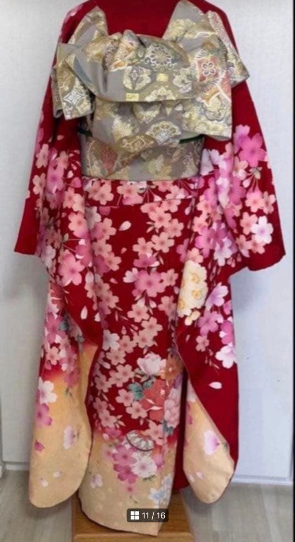 まーちゃん✨お振袖フルセット＆上等ランクシルク長襦袢＆着付けセット✨