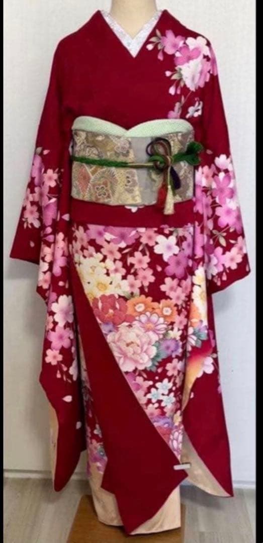 まーちゃん✨お振袖フルセット＆上等ランクシルク長襦袢＆着付けセット✨
