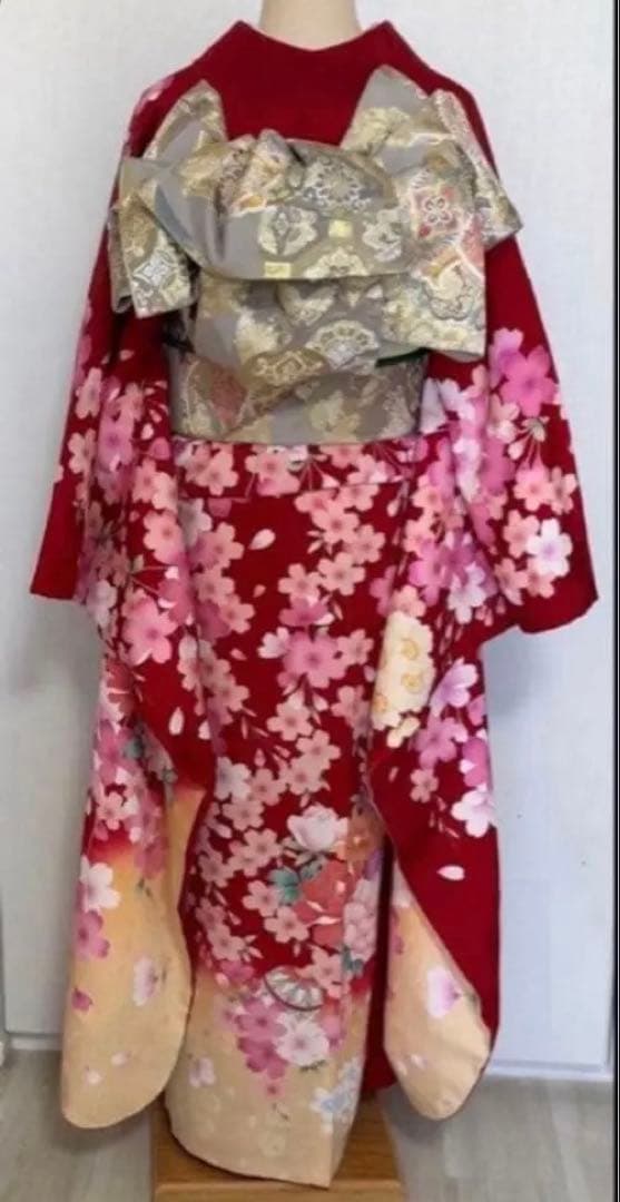 まーちゃん✨お振袖フルセット＆上等ランクシルク長襦袢＆着付けセット✨