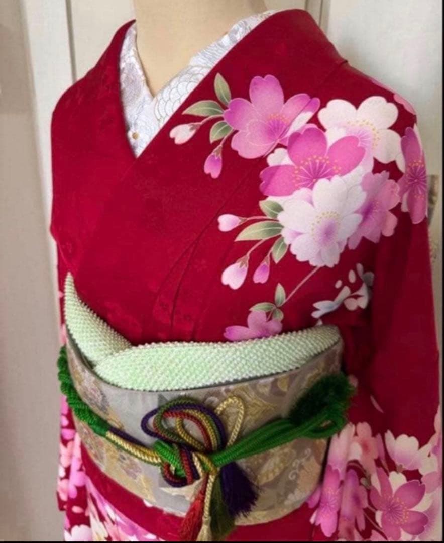 まーちゃん✨お振袖フルセット＆上等ランクシルク長襦袢＆着付けセット✨