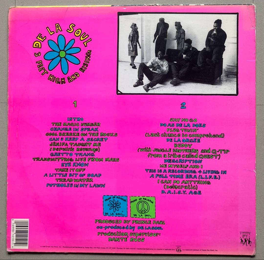 De La Soul 3 Feet High and Rising USオリジ