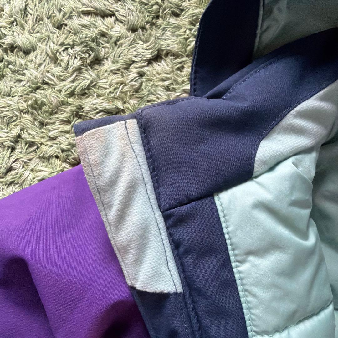 patagonia 子供用スキーウェア 紫色